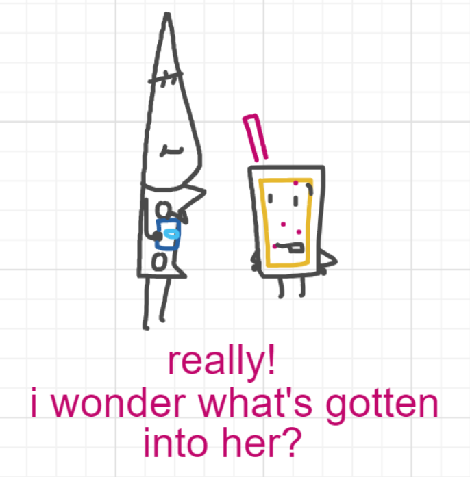 A panel from Running Duos, episode four of the Board Boards object show by Furretwalk/WalkingFurret.